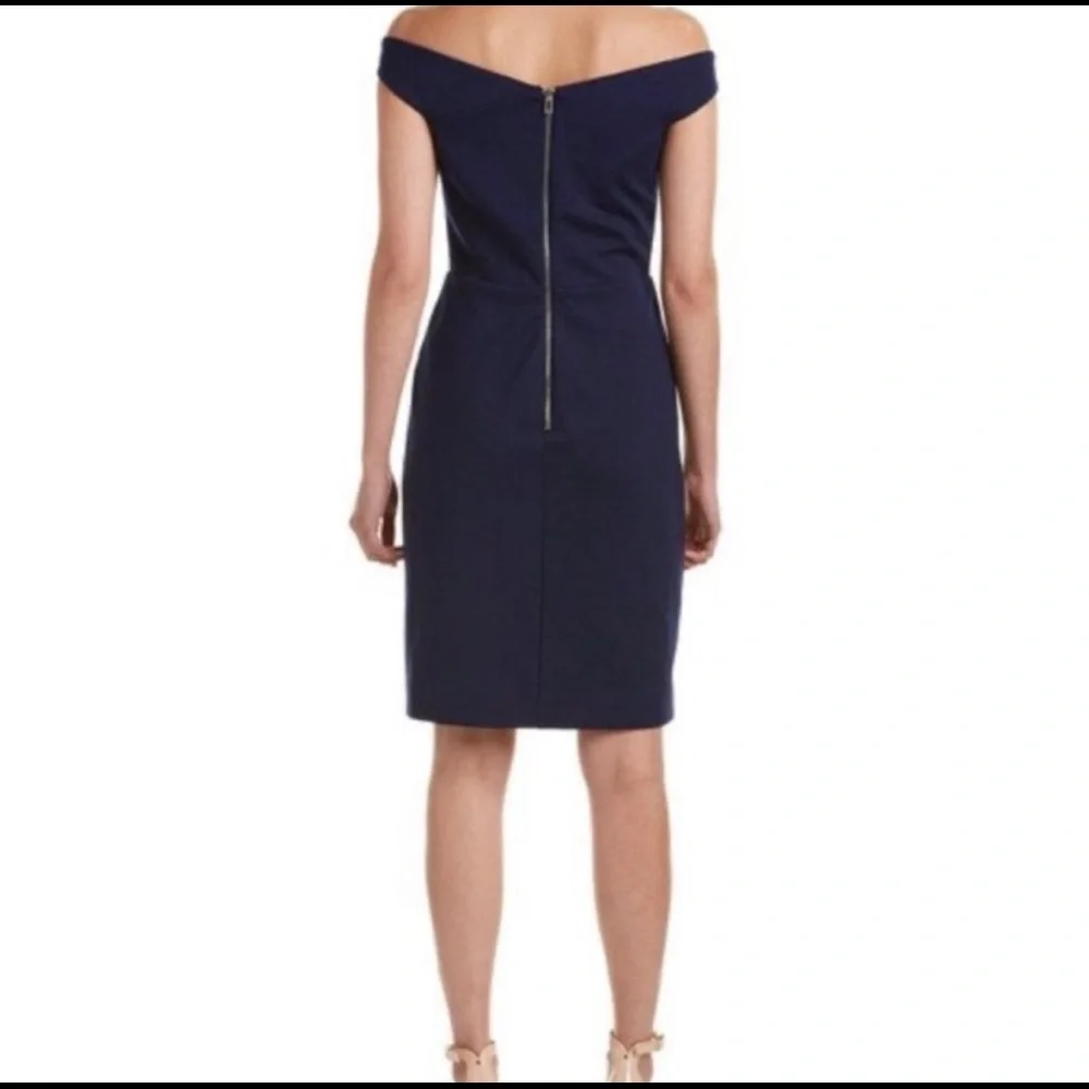 Parker Rory Navy Cutout Dress - Picture 3 of 5